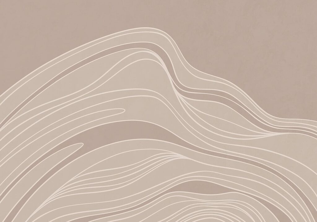 Brown and white wavy lines Brown and white wavy lines