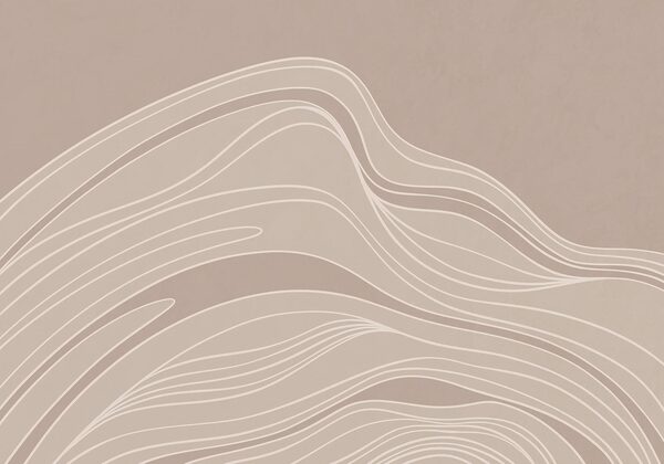 Brown and white wavy lines Brown and white wavy lines