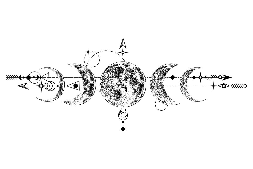 Drawing of the moon Drawing of the moon