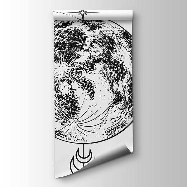 Drawing of the moon Drawing of the moon