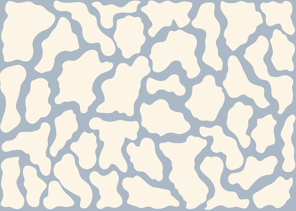 Blue and white pattern