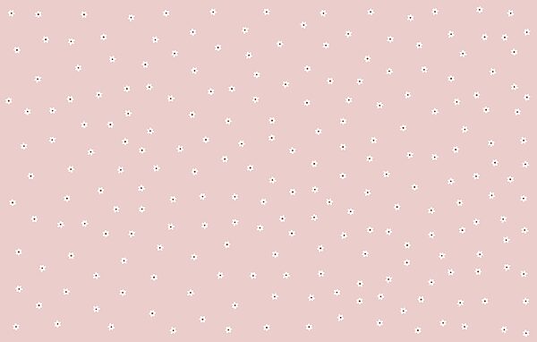 Pink background with white flowers