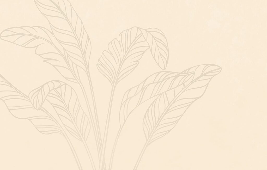 Delicate leaves on a soft backdrop