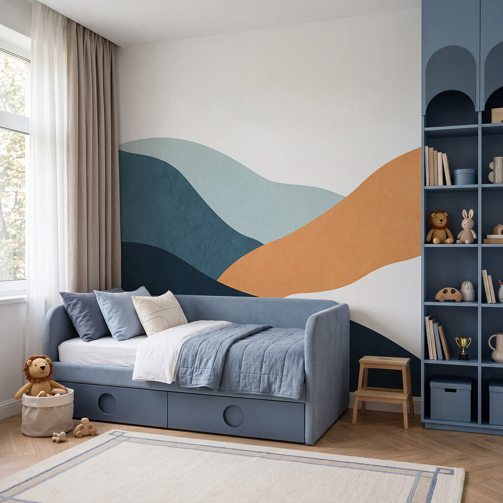 Blaue und braune Hügel Blaue und braune Hügel