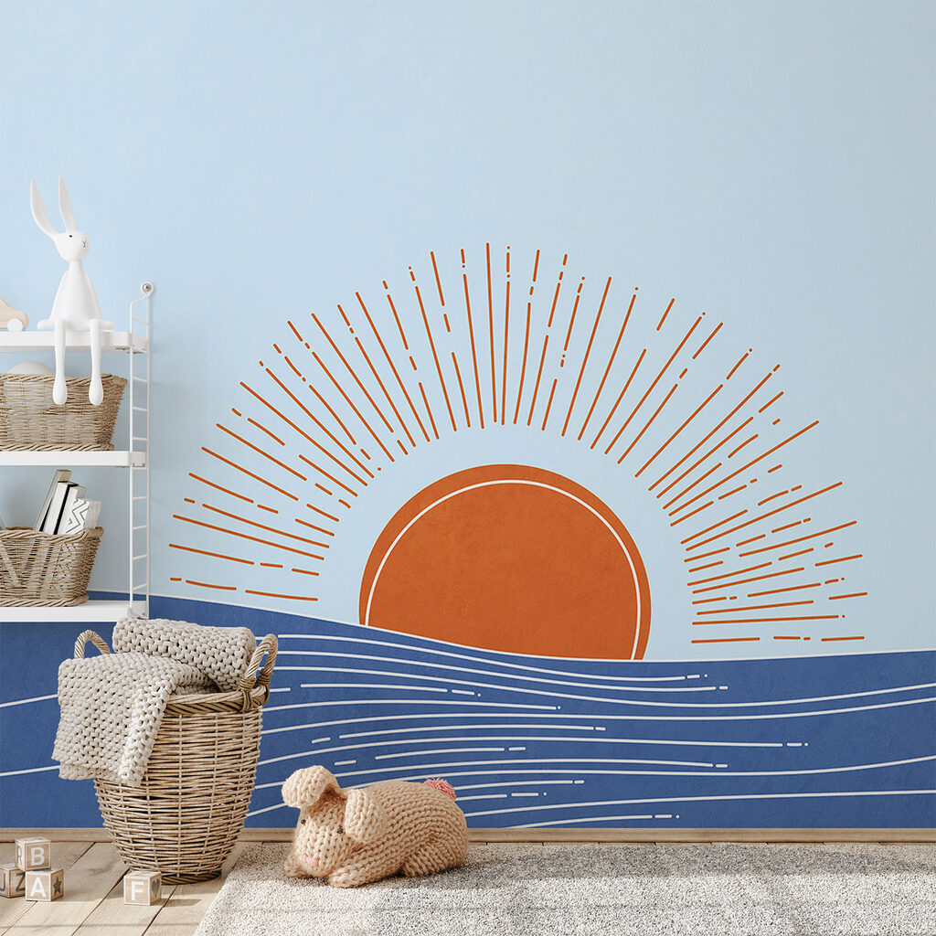 Die Sonne geht über dem Wasser auf Die Sonne geht über dem Wasser auf