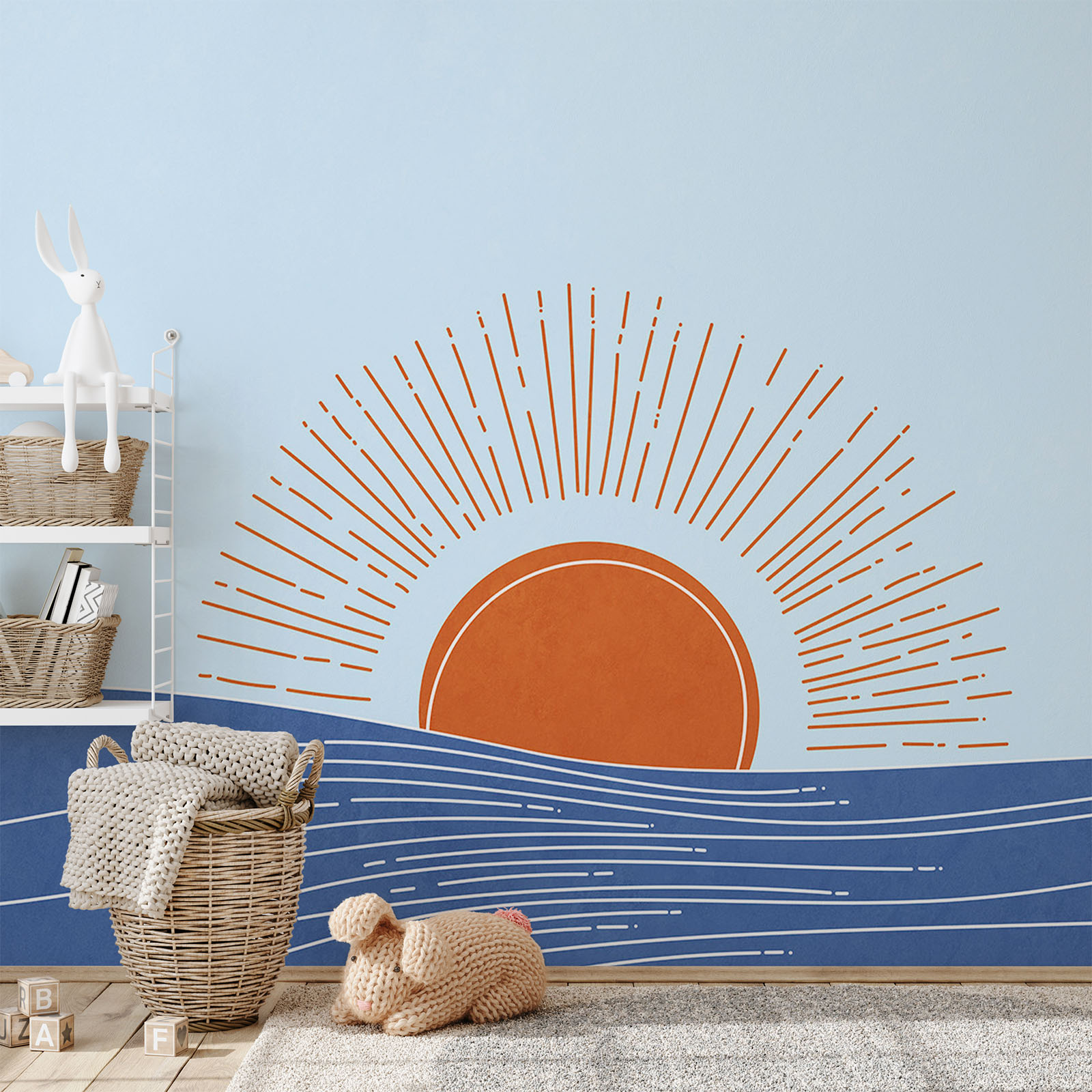 Die Sonne geht über dem Wasser auf Die Sonne geht über dem Wasser auf
