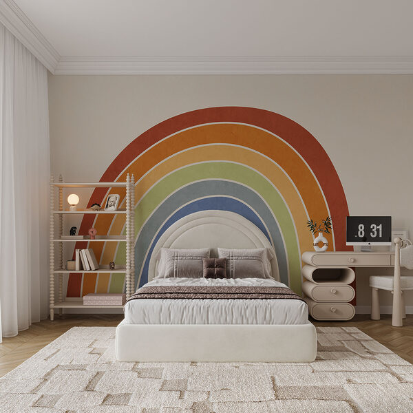 Regenbogen auf weißem Hintergrund Regenbogen auf weißem Hintergrund