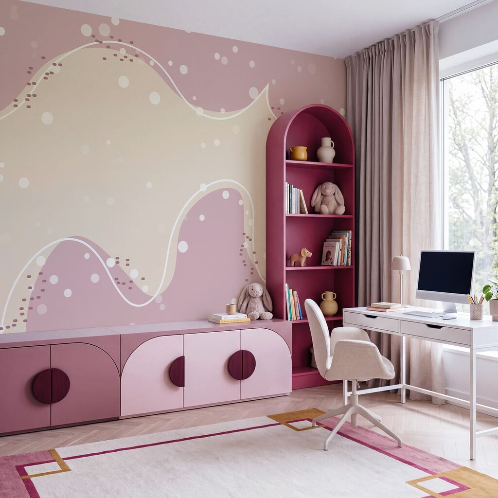 Weißer und rosa Hintergrund Weißer und rosa Hintergrund