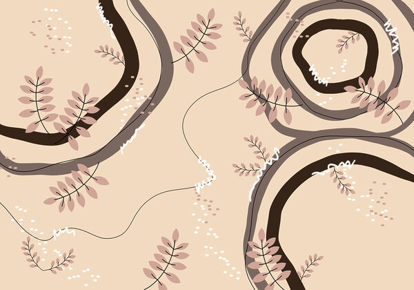 Natural patterns in soft tones Natural patterns in soft tones