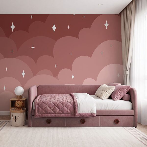 Rosa Wolken und Sterne Rosa Wolken und Sterne