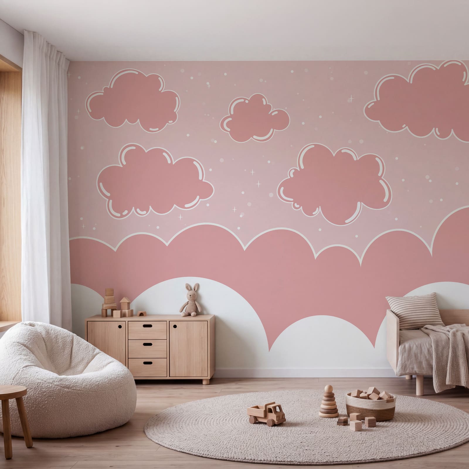 Rosa Wolken am Himmel Rosa Wolken am Himmel