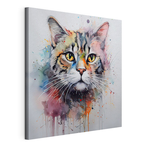 Gemälde einer Katze Wandbilder Gemälde einer Katze