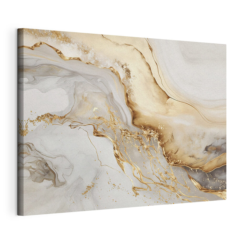 Elegant swirls of cream and amber