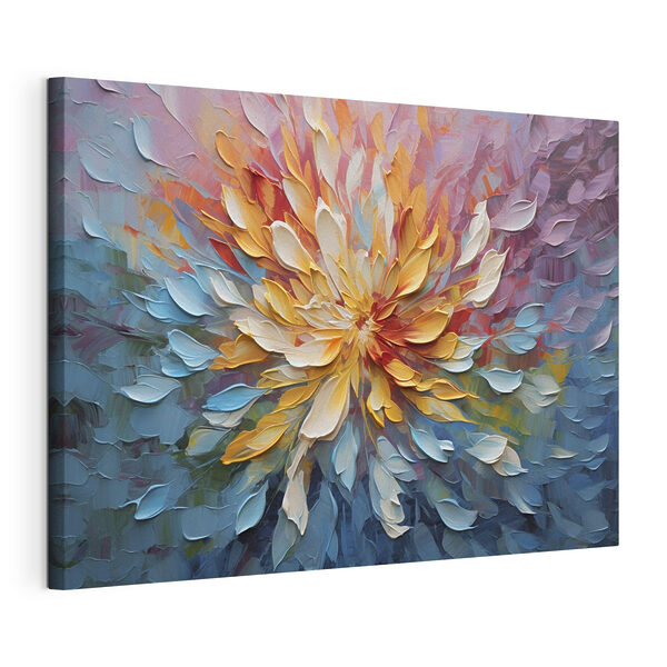 Ein Gemälde einer Blume Wandbilder Ein Gemälde einer Blume
