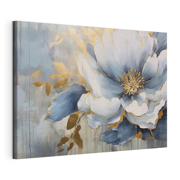Ein Gemälde einer Blume Wandbilder Ein Gemälde einer Blume