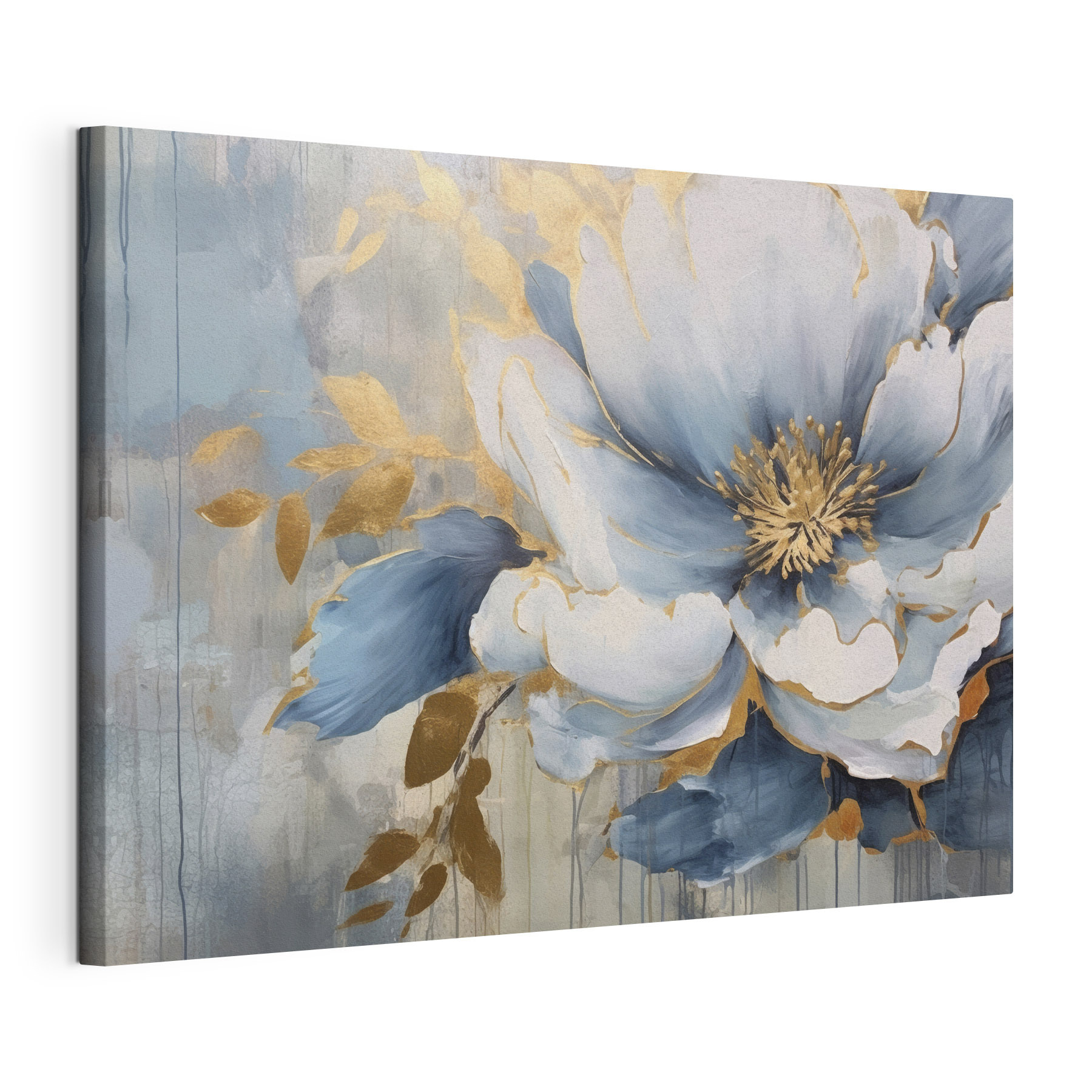 A painting of a flower A painting of a flower