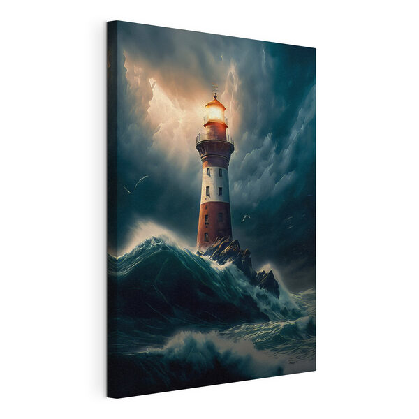 Leuchtturm im Meer Wandbilder Leuchtturm im Meer