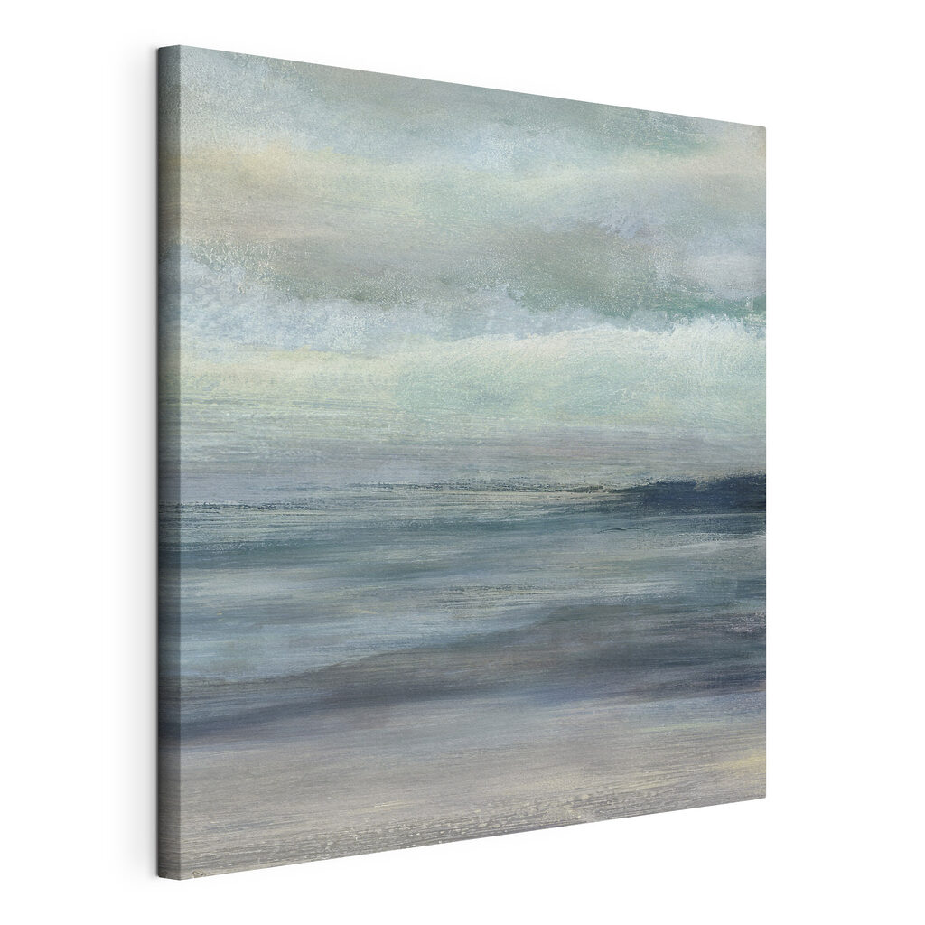 A painting of a beach A painting of a beach