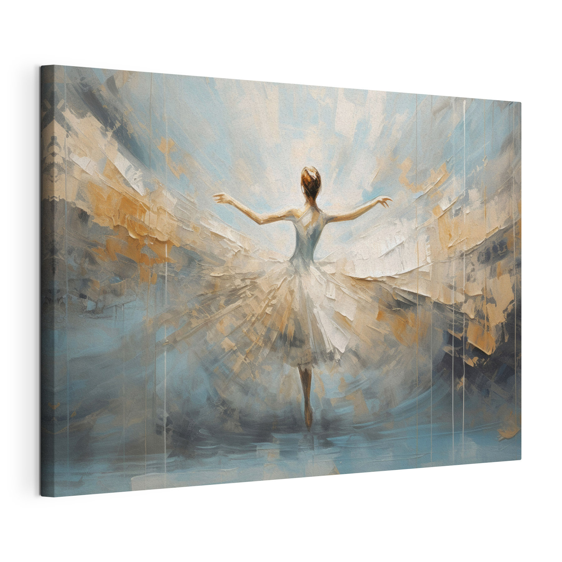 A painting of a woman dancing A painting of a woman dancing