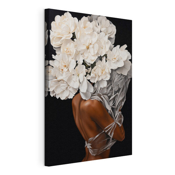 Wandbilder Eine Frau mit weißen Blumen auf dem Kopf (Artikelnummer: s37163) Wandbilder Wandbilder Eine Frau mit weißen Blumen auf dem Kopf (Artikelnummer: s37163)