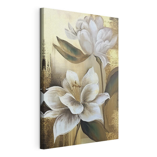 Wandbilder Wandbilder Ein Gemälde mit Blumen an der Wand (Artikelnummer: s37308)