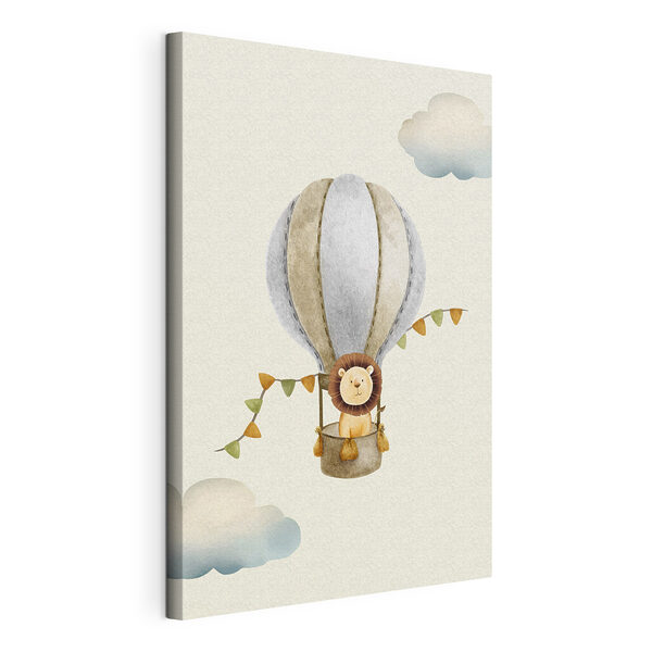 Wandbilder Ein Löwe in einem Heißluftballon (Artikelnummer: s37914) Wandbilder Wandbilder Ein Löwe in einem Heißluftballon (Artikelnummer: s37914)