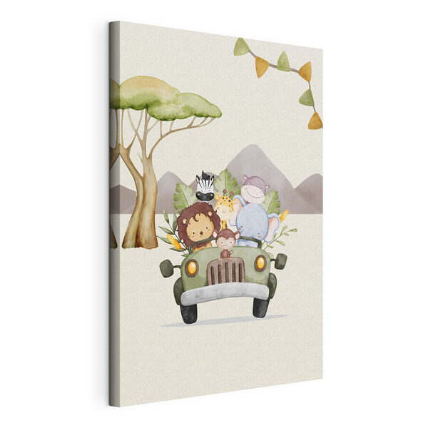 Wandbilder Eine Karikatur von Tieren in einem Auto (Artikelnummer: s37915) Wandbilder Wandbilder Eine Karikatur von Tieren in einem Auto (Artikelnummer: s37915)