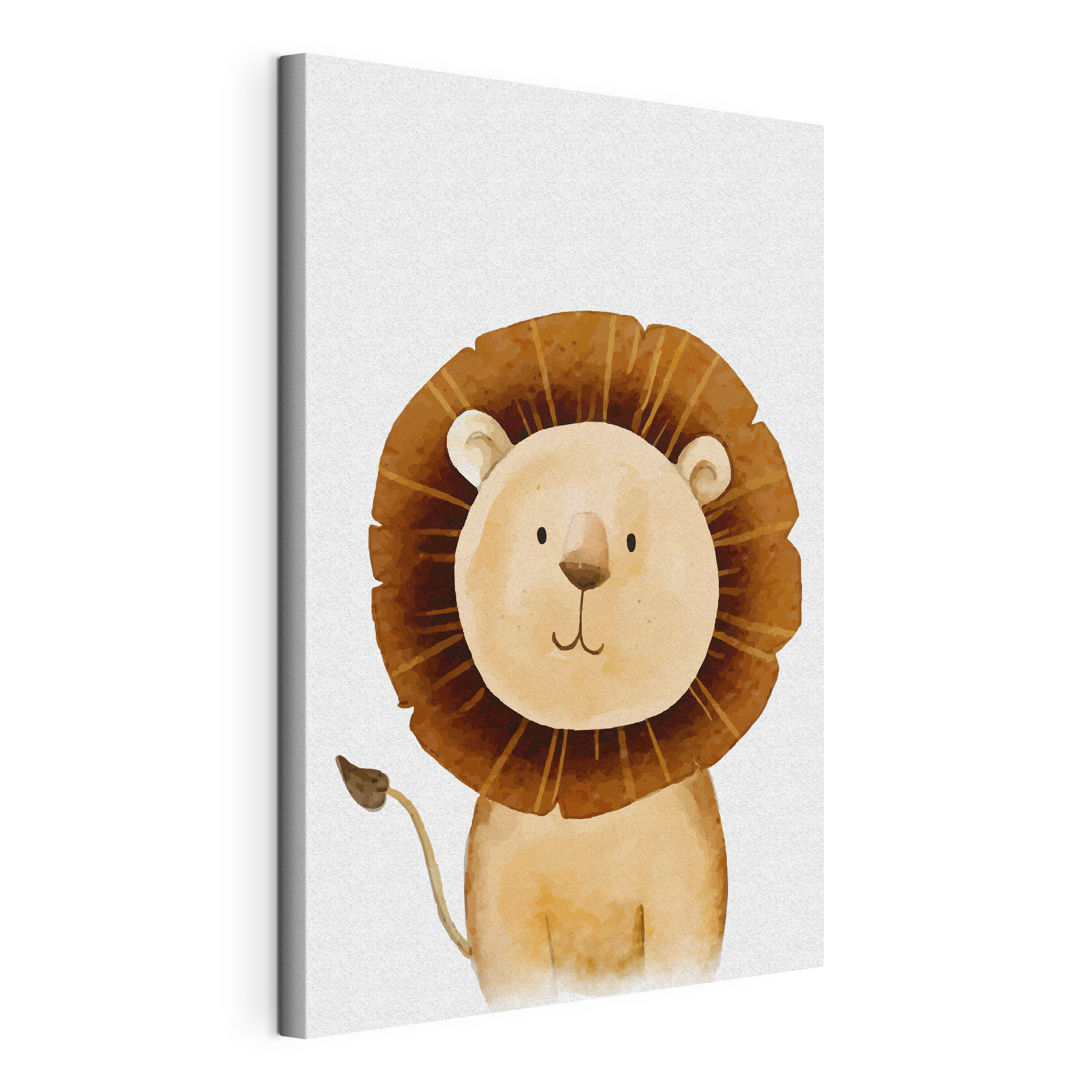 A lion with a large brown mane A lion with a large brown mane