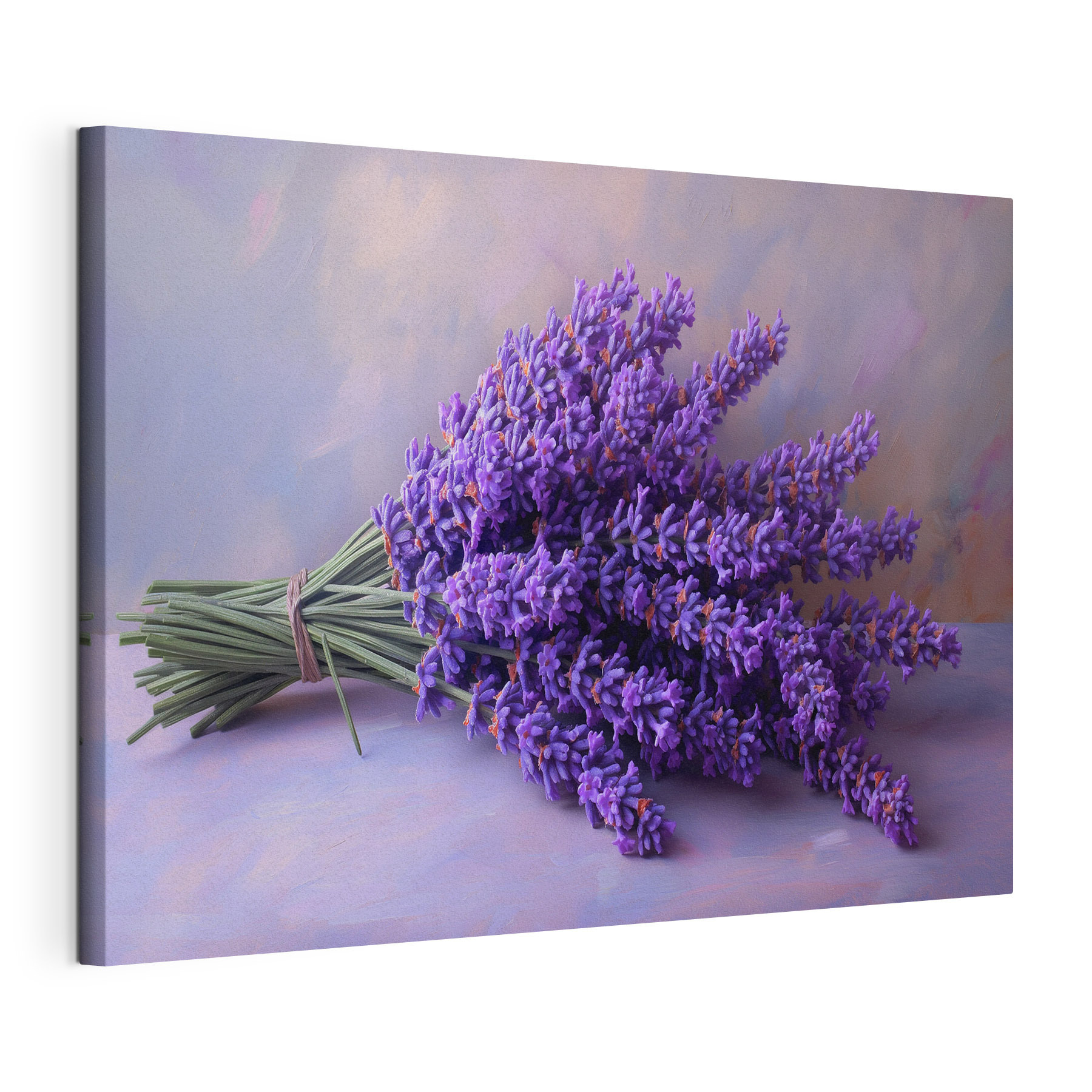 A bunch of purple flowers