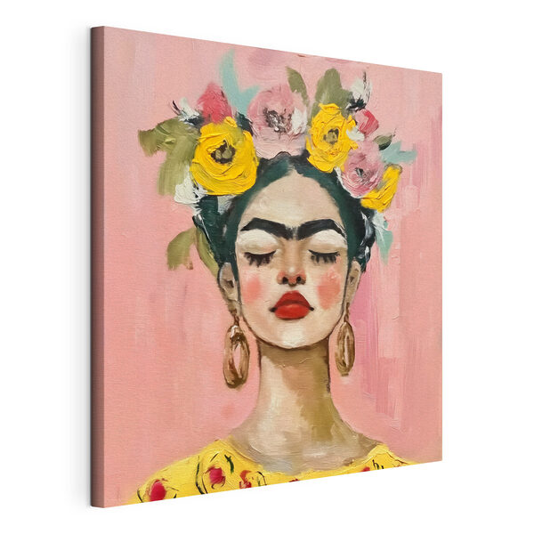 Wandbilder Ein Gemälde einer Frau mit Blumen im Haar (Artikelnummer: s38292) Wandbilder Wandbilder Ein Gemälde einer Frau mit Blumen im Haar (Artikelnummer: s38292)