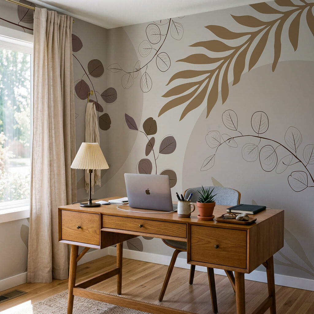 Von der Natur inspiriertes abstraktes Blattdesign Von der Natur inspiriertes abstraktes Blattdesign
