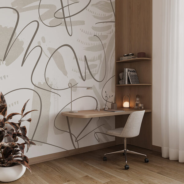 Kunstvolle Muster in sanften Farben Kunstvolle Muster in sanften Farben