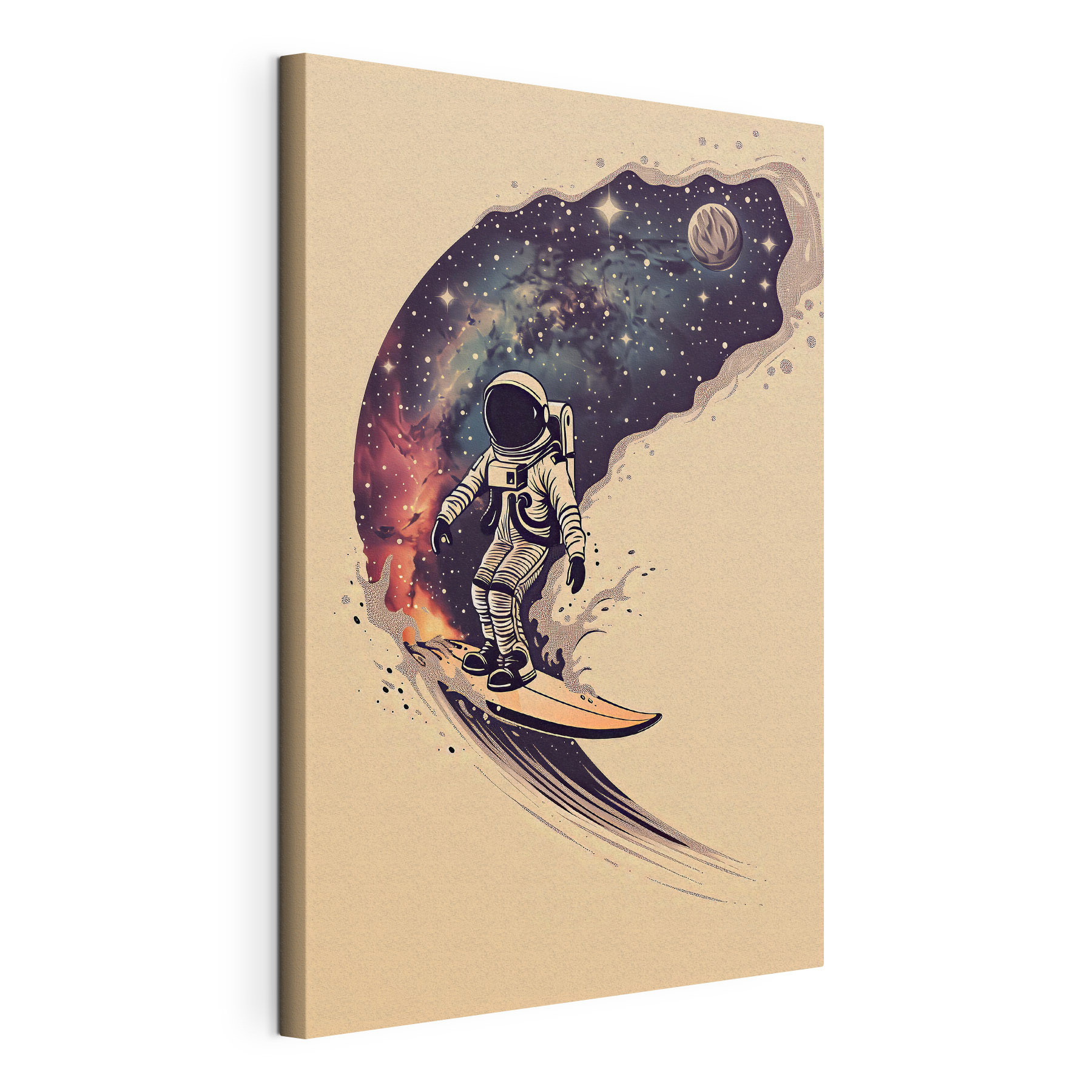 An astronaut riding a surfboard An astronaut riding a surfboard