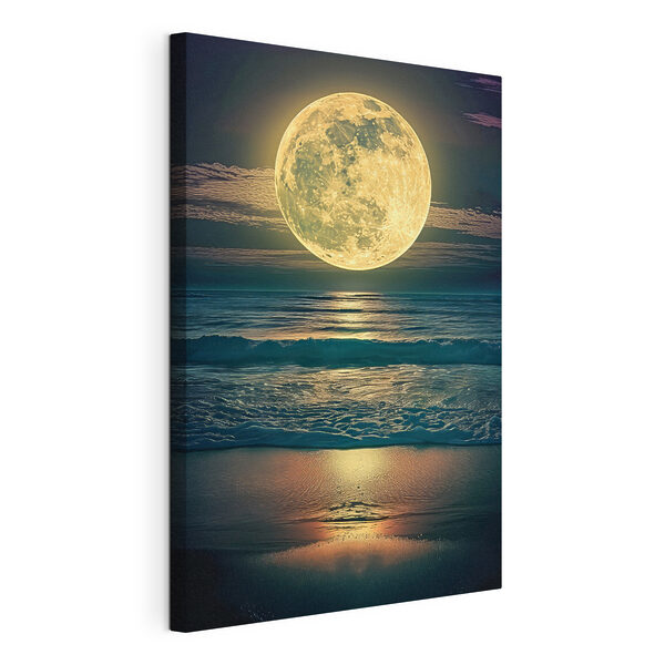 Wandbilder Wandbilder Ein Mond über dem Meer (Artikelnummer: s38865)