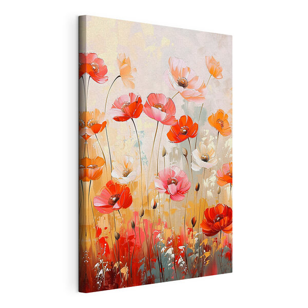 Wandbilder Wandbilder Leuchtende Blüten in einem farbenfrohen Feld (Artikelnummer: s39048)