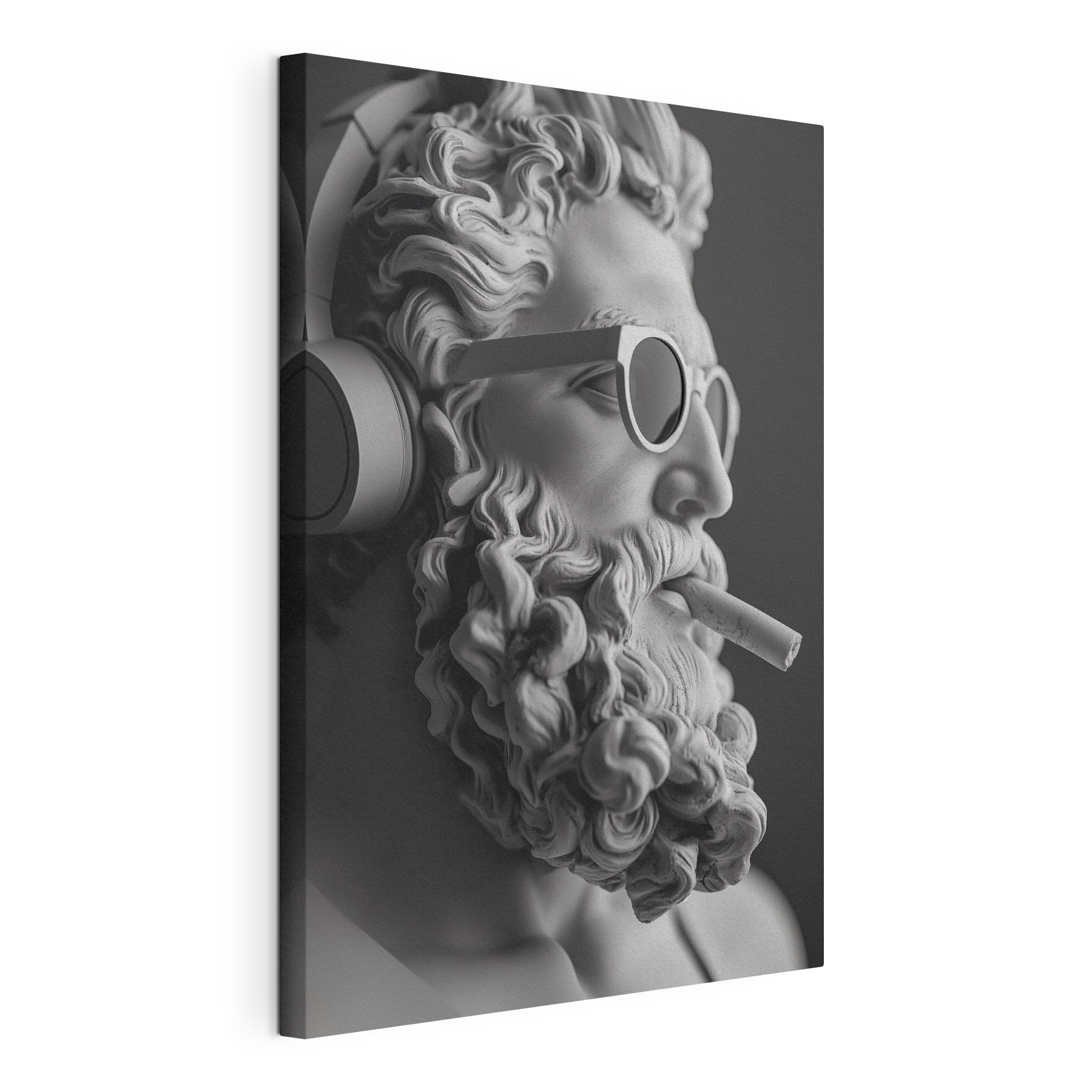 A statue of a man with sunglasses and a cigar A statue of a man with sunglasses and a cigar