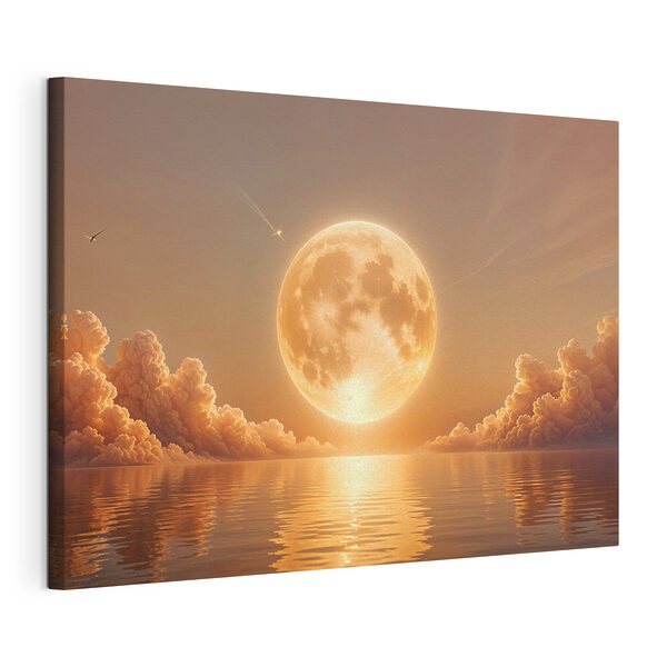 Mond und Wolken am Himmel Wandbilder Mond und Wolken am Himmel