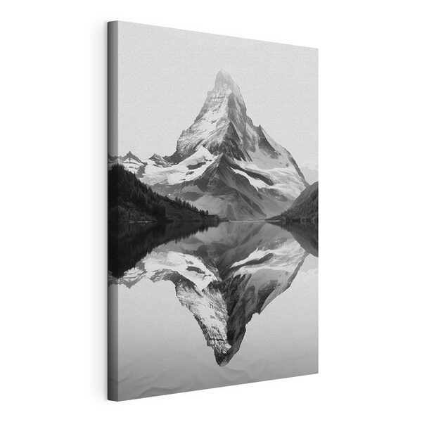 Berg mit See und Bäumen Wandbilder Berg mit See und Bäumen