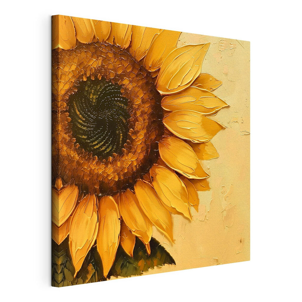 Painting of a sunflower Painting of a sunflower