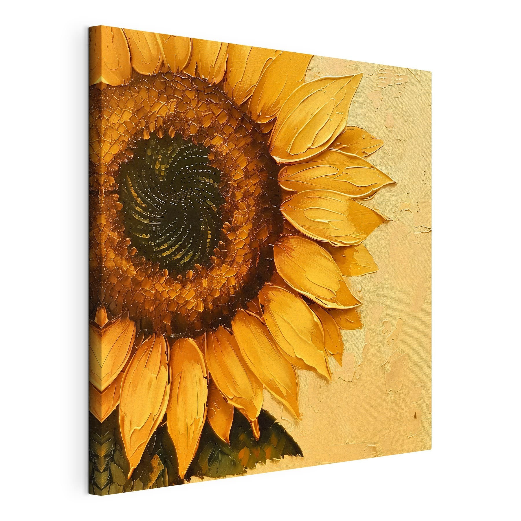 Painting of a sunflower Painting of a sunflower