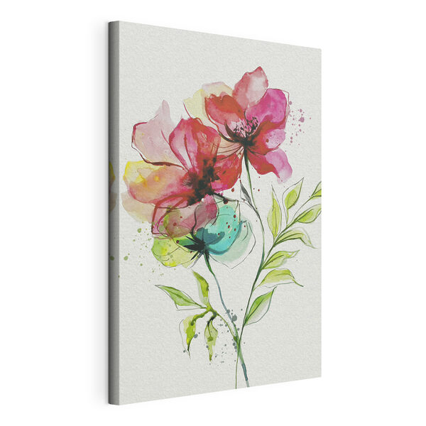 Malerei von Blumen und Blättern Wandbilder Malerei von Blumen und Blättern