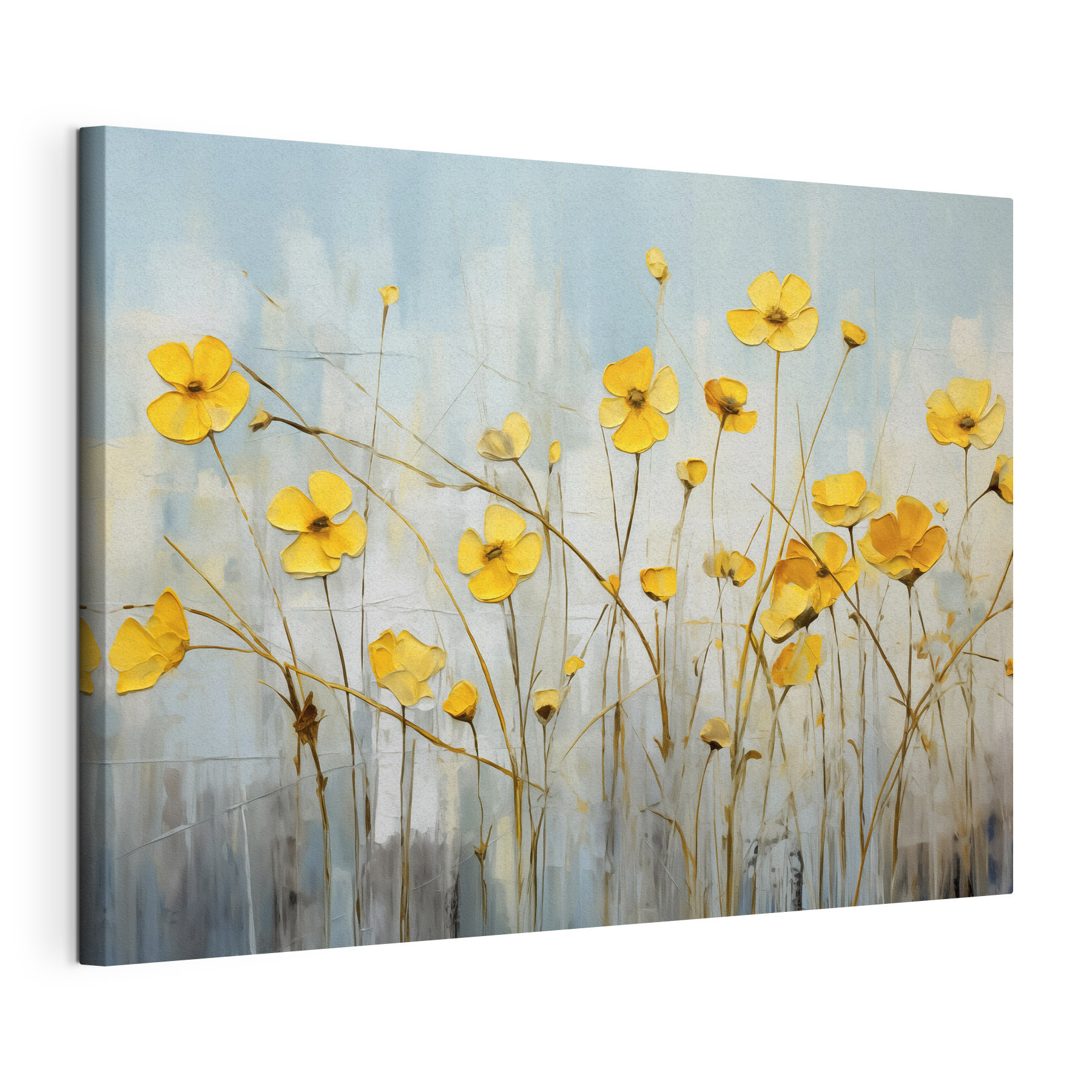 Painting of yellow flowers