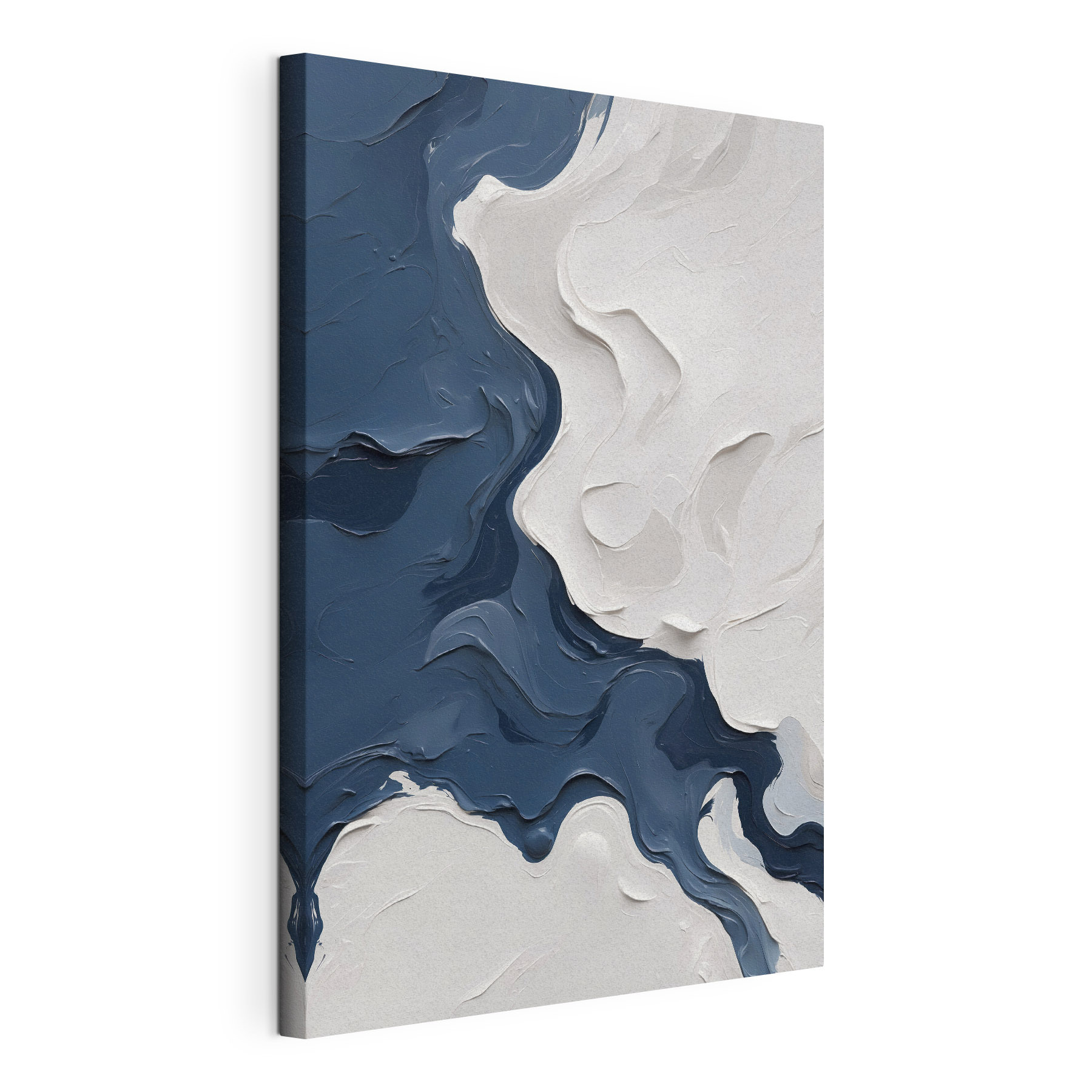 Blue and white paint Blue and white paint