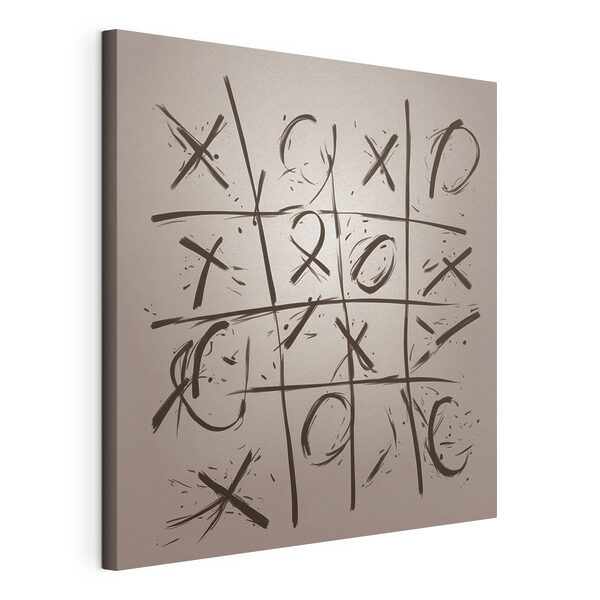 Wandbilder Spiel tic tac toe (Artikelnummer: s40065) Wandbilder Wandbilder Spiel tic tac toe (Artikelnummer: s40065)