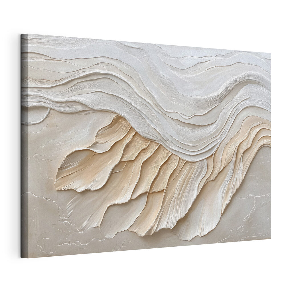 White and brown wavy pattern White and brown wavy pattern
