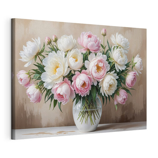 Vase mit Blumen auf einem Tisch Wandbilder Vase mit Blumen auf einem Tisch