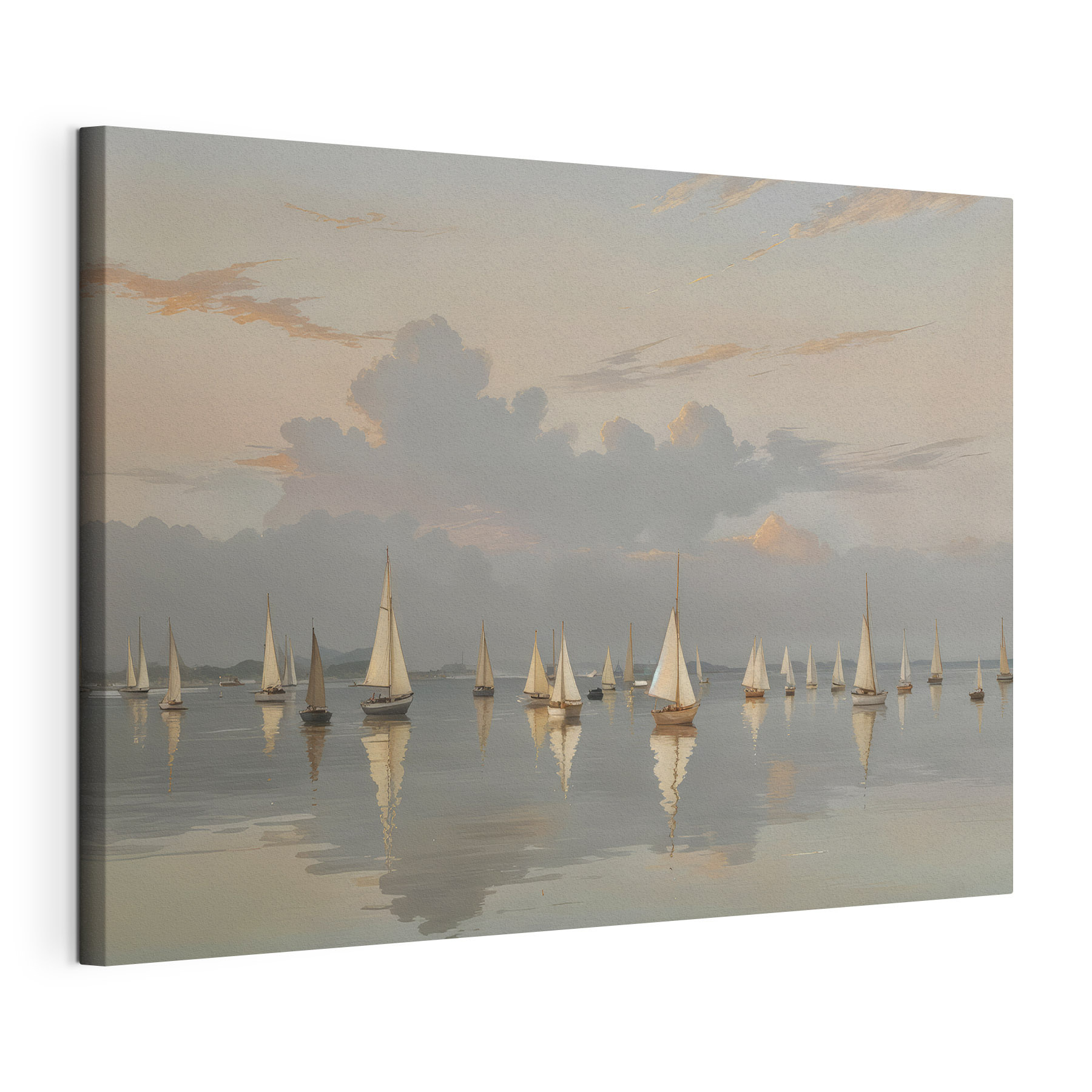 Group of sailboats on a body of water