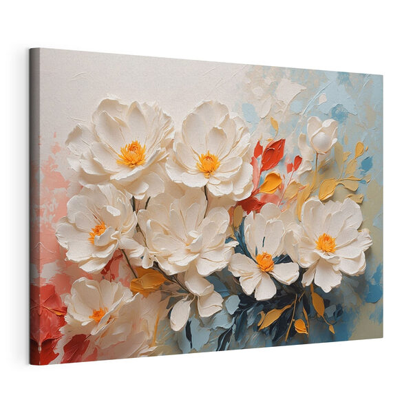 Wandbilder Gruppe von weißen Blüten mit gelber Mitte (Artikelnummer: s40862) Wandbilder Wandbilder Gruppe von weißen Blüten mit gelber Mitte (Artikelnummer: s40862)