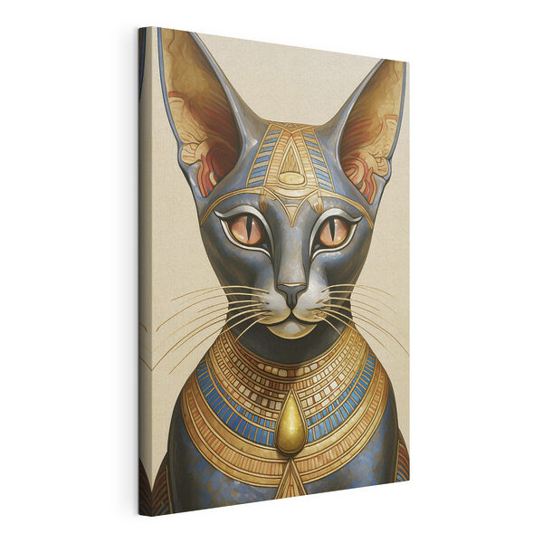 Majestätische ägyptische Katze im Ornat Wandbilder Majestätische ägyptische Katze im Ornat