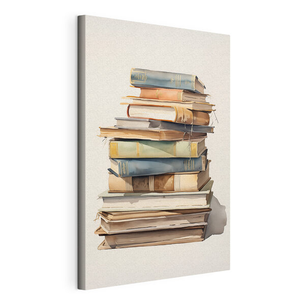 Wandbilder Aquarell eines Bücherstapels (Artikelnummer: s41192) Wandbilder Wandbilder Aquarell eines Bücherstapels (Artikelnummer: s41192)